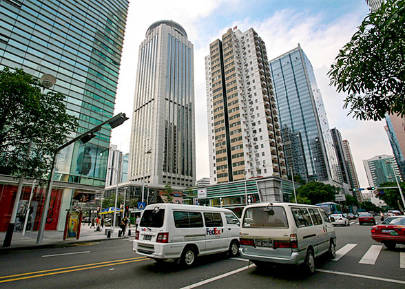 Street Scene in Shenzhen Street Scene in Shenzhen