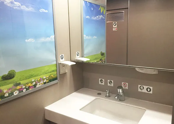 Washbasin on High Speed Trains
