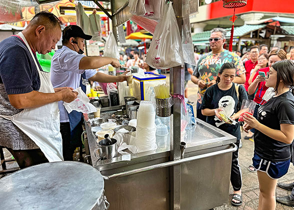 Snack Stall at Jalan Petaling