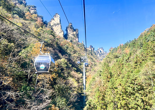 Cable Car at Tianzi Mountain