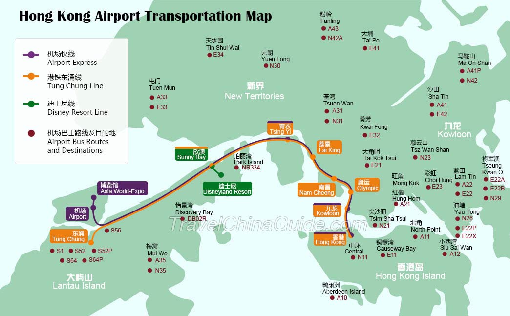 Airport Transportation Map