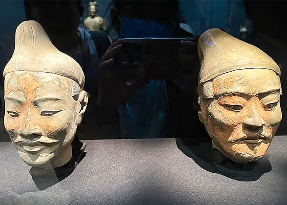 Color Painted Figure Head