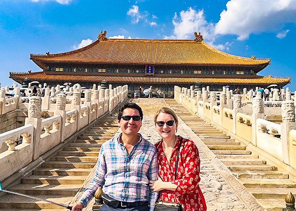 Our Guests at the Forbidden City