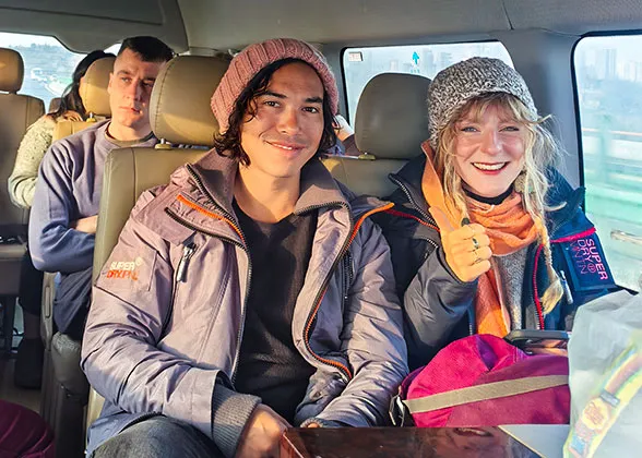 Guests Enjoying Our Pickup Service