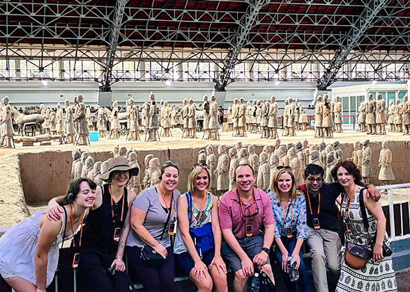 Our Guests at the Terracotta Army Museum