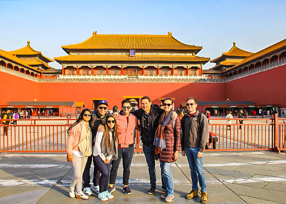 Our Guests at the Forbidden City