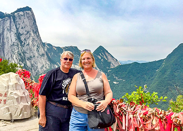 Our Guests at the Mt. Huashan