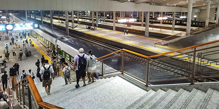 Overnight Train between Xian and Shanghai