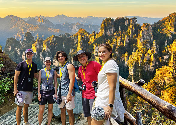 Our Guests at Zhangjiajie Forest Park